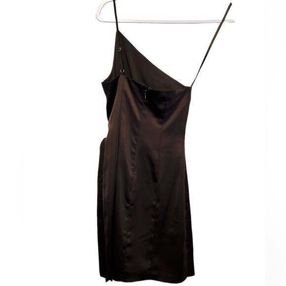GIANNI BINI Chocolate Sasha Tie Waist Dress Size 0 - Picture 3 of 8